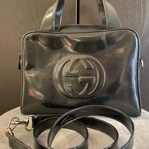 ⭐️authentic⭐️GUCCI Vintage 80’s enamel bag